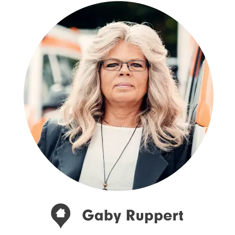 Mitarbeiterin Gaby Ruppert ASB