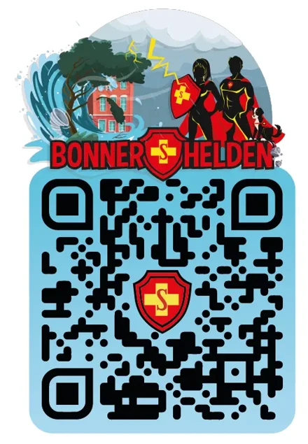 QR-Code Bonner Helden Katastrophenschutz