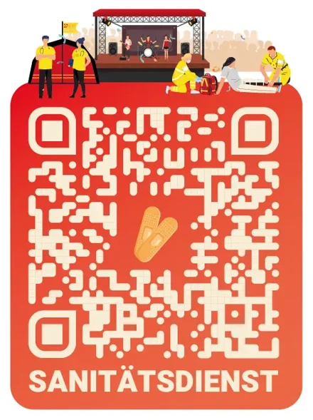 QR-Code Sanitätsdienst