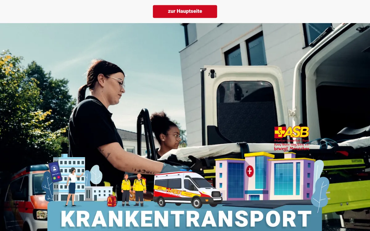 Vorschau der Seite Krankentransport und Leitstelle