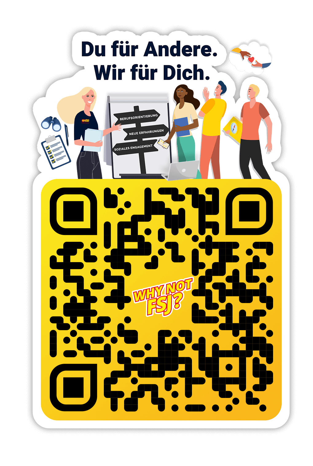 ASB QR Code Mobiler Sozialer Dienst